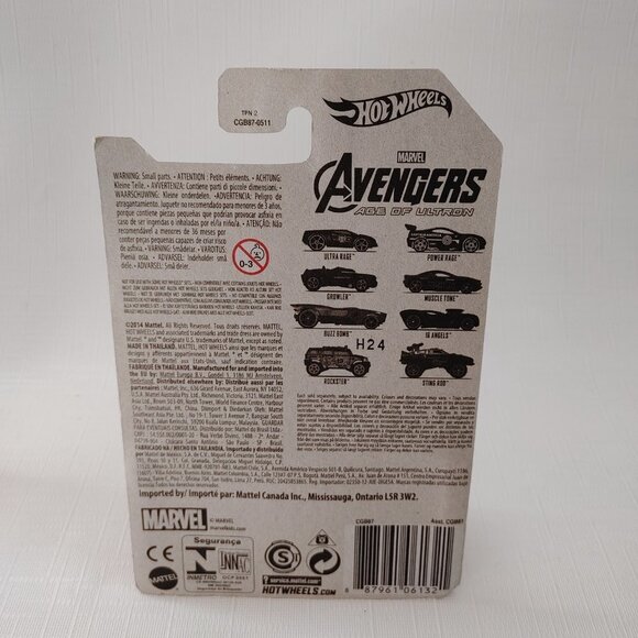 Hot Wheels Marvel Avengers Age Of Ultron Iron Man Sting Rod 5/6 - Picture 2 of 2